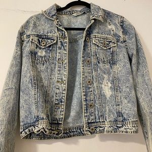 washed jean jacket
